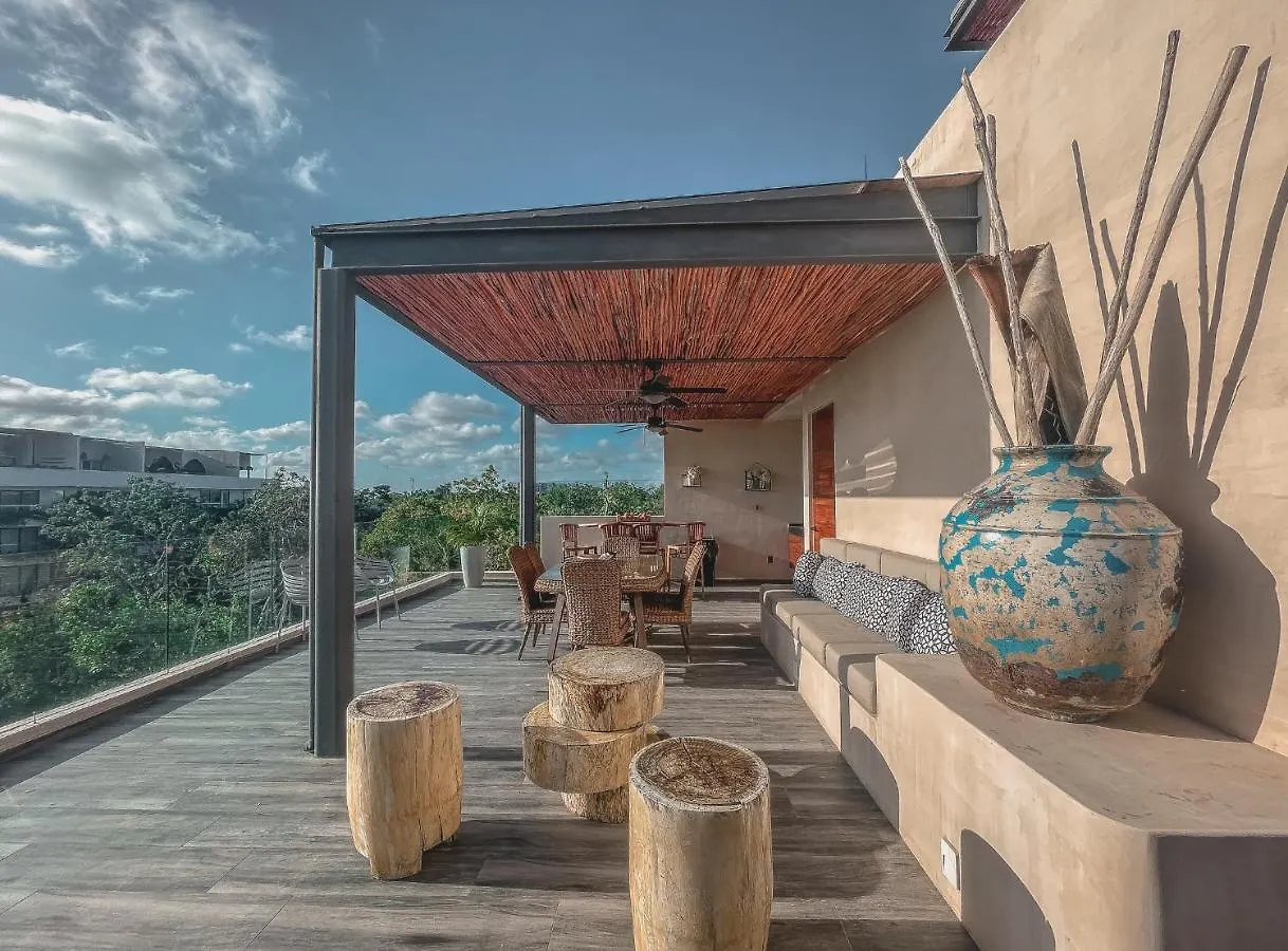 Kataleya Tulum By Zaazil - New Luxury Amazing Combo For Up To 20 People - Penthouse Plus Aptartment , Private Pool, Terrace , Roof Top And Hot Tub In Luum Zama In The Jungle 0*,