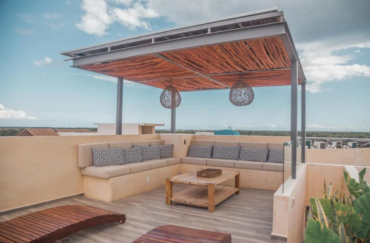 Apartmán Kataleya Tulum By Zaazil - New Luxury Amazing Combo For Up To 20 People - Penthouse Plus Aptartment , Private Pool, Terrace , Roof Top And Hot Tub In Luum Zama In The Jungle Mexiko