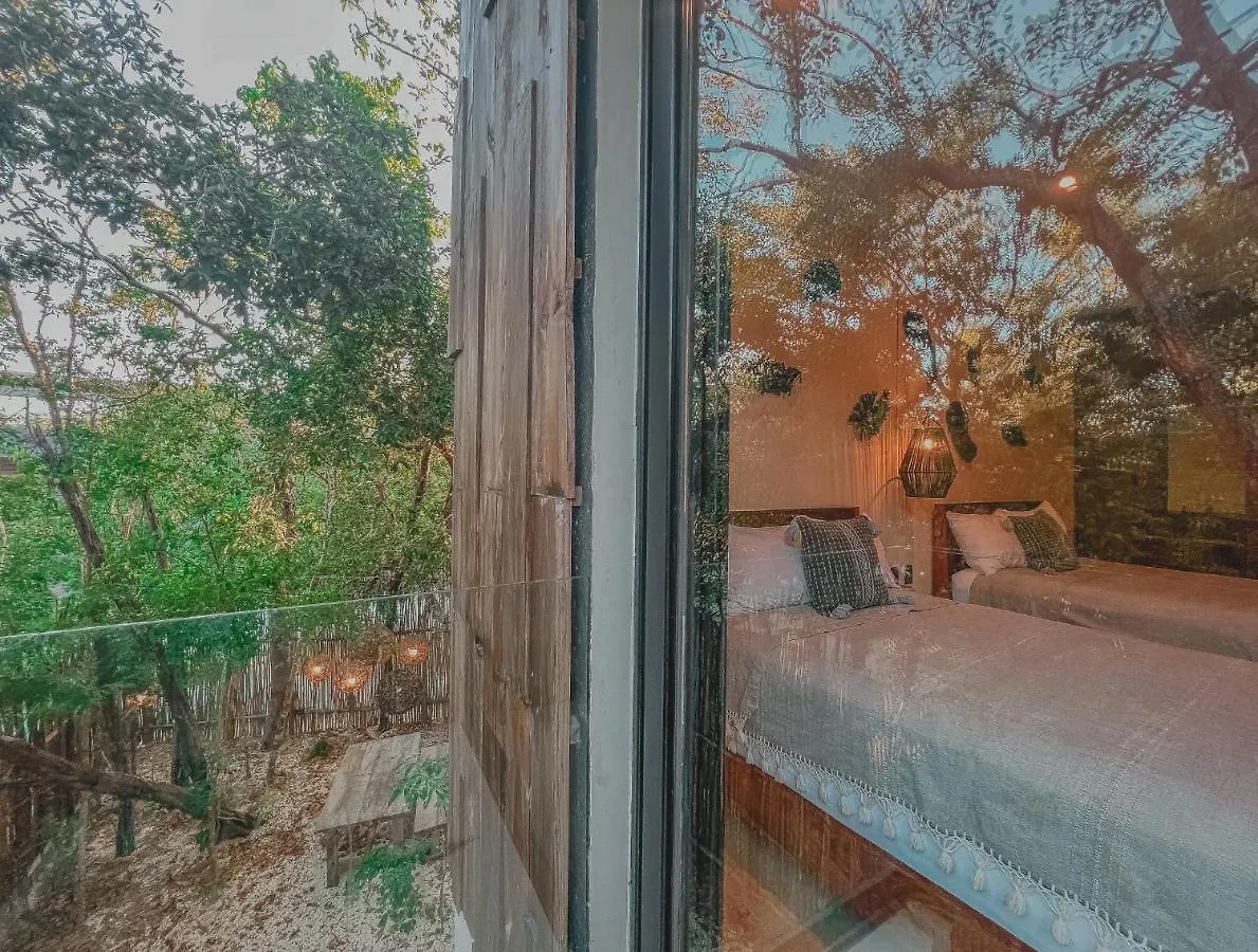 Apartmán Kataleya Tulum By Zaazil - New Luxury Amazing Combo For Up To 20 People - Penthouse Plus Aptartment , Private Pool, Terrace , Roof Top And Hot Tub In Luum Zama In The Jungle Mexiko