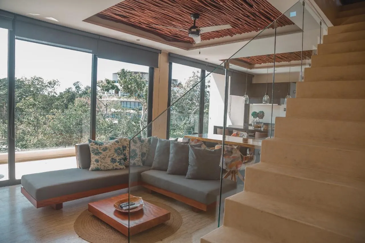 Kataleya Tulum By Zaazil - New Luxury Amazing Combo For Up To 20 People - Penthouse Plus Aptartment , Private Pool, Terrace , Roof Top And Hot Tub In Luum Zama In The Jungle