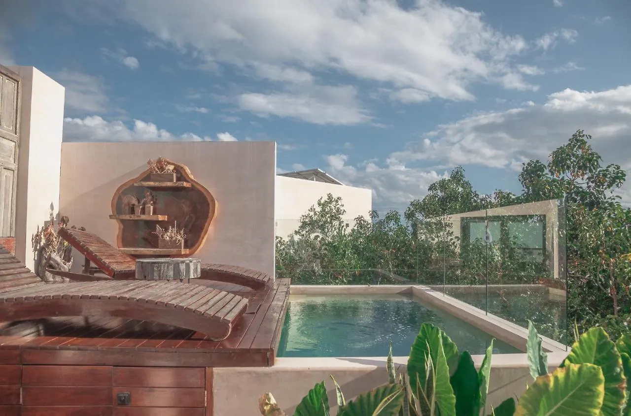Lägenhet Kataleya Tulum By Zaazil - New Luxury Amazing Combo For Up To 20 People - Penthouse Plus Aptartment , Private Pool, Terrace , Roof Top And Hot Tub In Luum Zama In The Jungle