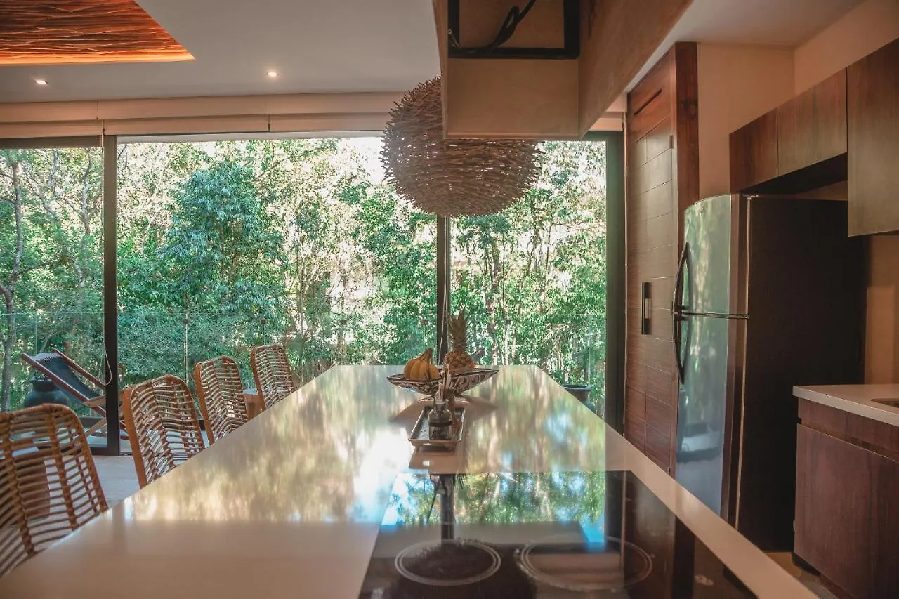 Kataleya Tulum By Zaazil - New Luxury Amazing Combo For Up To 20 People - Penthouse Plus Aptartment , Private Pool, Terrace , Roof Top And Hot Tub In Luum Zama In The Jungle