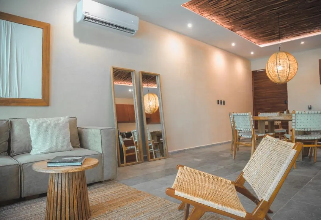 Kataleya Tulum By Zaazil - New Luxury Amazing Combo For Up To 20 People - Penthouse Plus Aptartment , Private Pool, Terrace , Roof Top And Hot Tub In Luum Zama In The Jungle Lägenhet