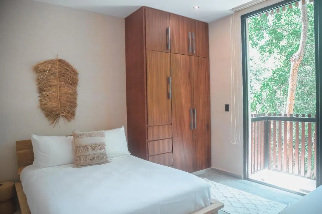 Lägenhet Kataleya Tulum By Zaazil - New Luxury Amazing Combo For Up To 20 People - Penthouse Plus Aptartment , Private Pool, Terrace , Roof Top And Hot Tub In Luum Zama In The Jungle Mexiko