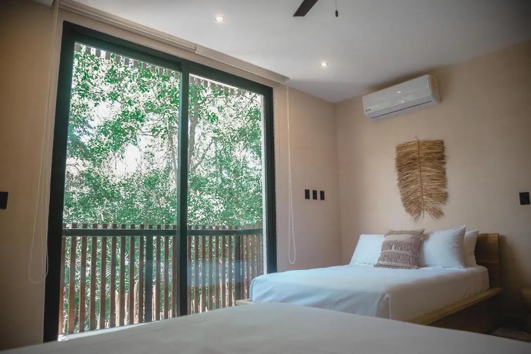 Kataleya Tulum By Zaazil - New Luxury Amazing Combo For Up To 20 People - Penthouse Plus Aptartment , Private Pool, Terrace , Roof Top And Hot Tub In Luum Zama In The Jungle Lägenhet