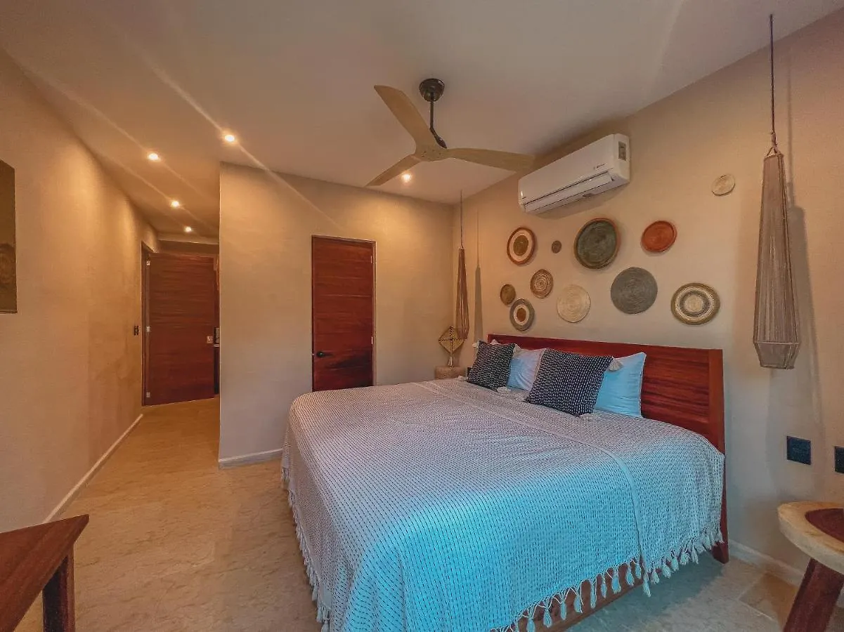 Apartment Kataleya Tulum By Zaazil - New Luxury Amazing Combo For Up To 20 People - Penthouse Plus Aptartment , Private Pool, Terrace , Roof Top And Hot Tub In Luum Zama In The Jungle