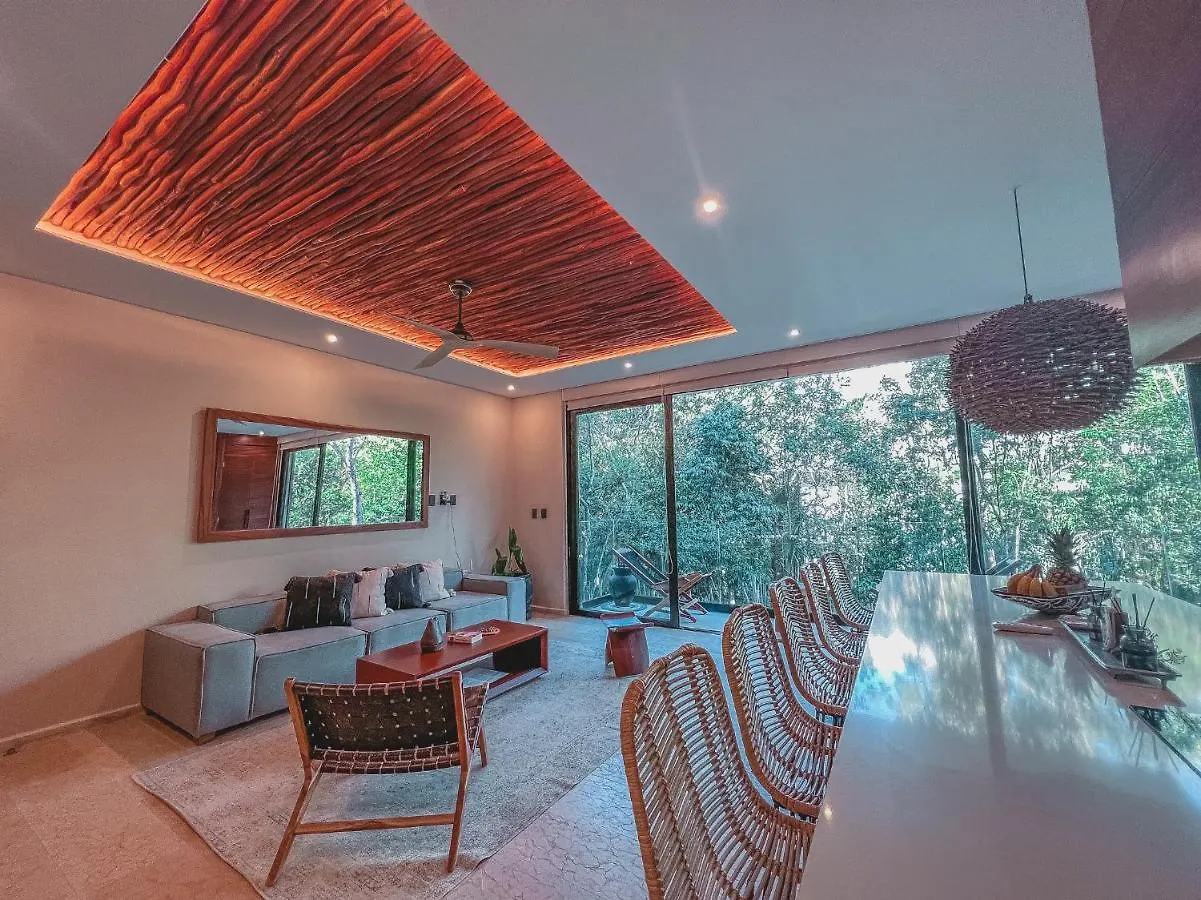 Kataleya Tulum By Zaazil - New Luxury Amazing Combo For Up To 20 People - Penthouse Plus Aptartment , Private Pool, Terrace , Roof Top And Hot Tub In Luum Zama In The Jungle 0*,  Mexico