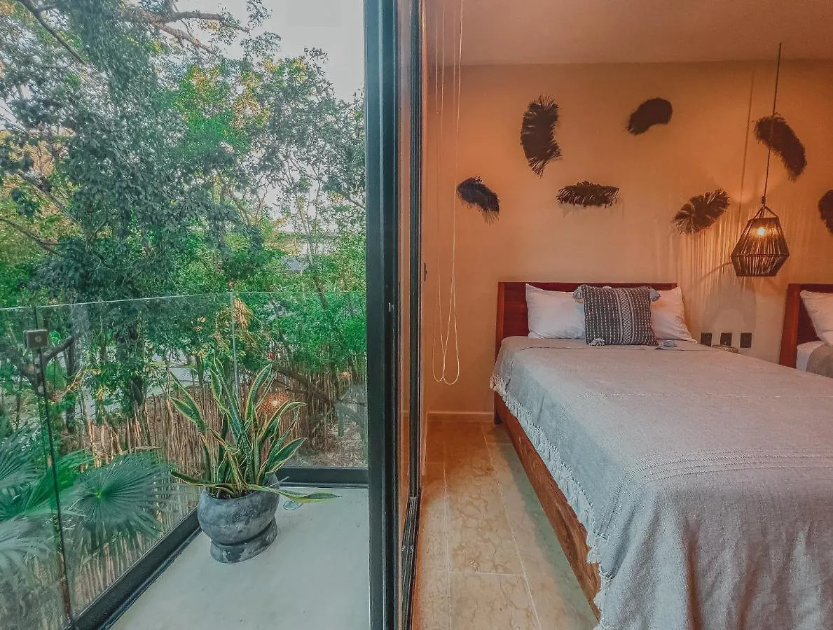 Kataleya Tulum By Zaazil - New Luxury Amazing Combo For Up To 20 People - Penthouse Plus Aptartment , Private Pool, Terrace , Roof Top And Hot Tub In Luum Zama In The Jungle Apartment