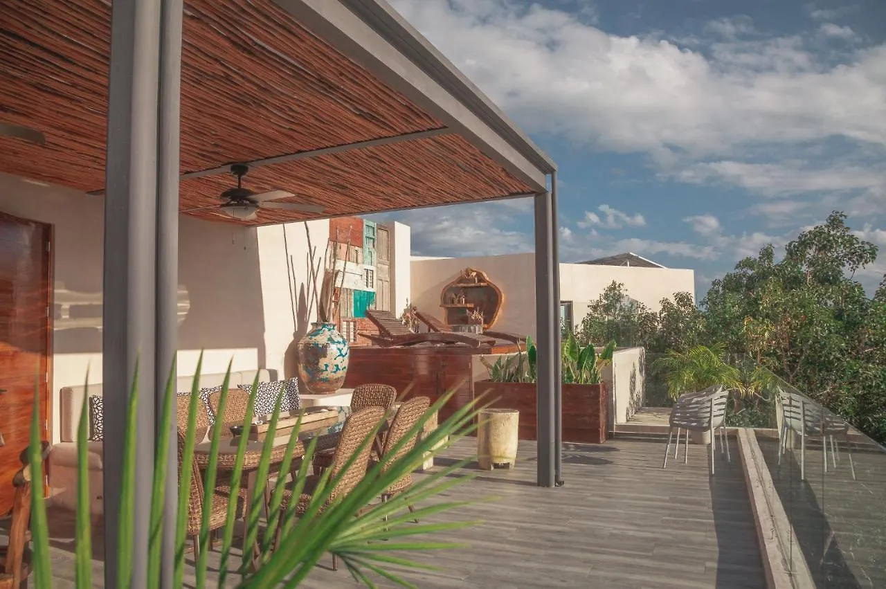 Kataleya Tulum By Zaazil - New Luxury Amazing Combo For Up To 20 People - Penthouse Plus Aptartment , Private Pool, Terrace , Roof Top And Hot Tub In Luum Zama In The Jungle Mexico